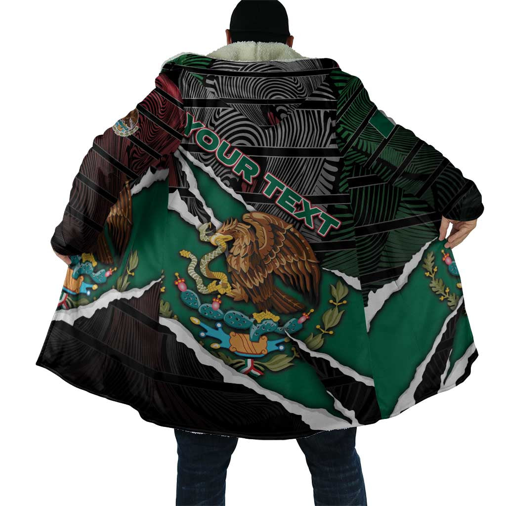 Personalized Mexico Cloak Mexican Patriotic Eagle Emblem - Fierce National Pride - Wonder Print Shop