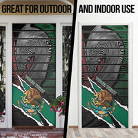 Mexico Door Cover Mexican Patriotic Eagle Emblem - Fierce National Pride - Wonder Print Shop