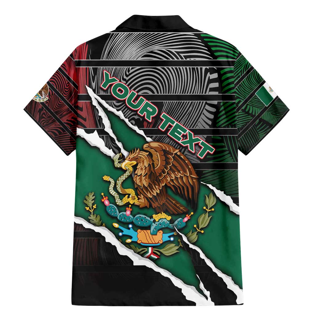 Personalized Mexico Family Matching Mermaid Dress and Hawaiian Shirt Mexican Patriotic Eagle Emblem - Fierce National Pride - Wonder Print Shop