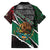 Personalized Mexico Family Matching Off The Shoulder Long Sleeve Dress and Hawaiian Shirt Mexican Patriotic Eagle Emblem - Fierce National Pride - Wonder Print Shop