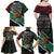 Personalized Mexico Family Matching Off Shoulder Maxi Dress and Hawaiian Shirt Mexican Patriotic Eagle Emblem - Fierce National Pride - Wonder Print Shop