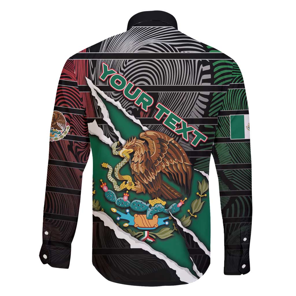 Personalized Mexico Family Matching Short Sleeve Bodycon Dress and Hawaiian Shirt Mexican Patriotic Eagle Emblem - Fierce National Pride - Wonder Print Shop