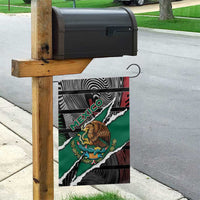 Mexico Garden Flag Mexican Patriotic Eagle Emblem - Fierce National Pride - Wonder Print Shop