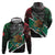 Personalized Mexico Hoodie Mexican Patriotic Eagle Emblem - Fierce National Pride - Wonder Print Shop