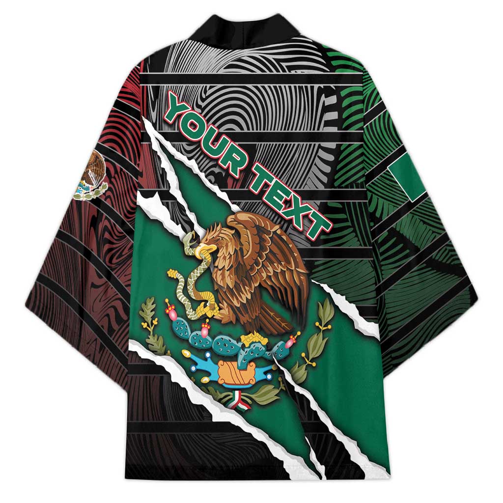 Personalized Mexico Kimono Mexican Patriotic Eagle Emblem - Fierce National Pride - Wonder Print Shop