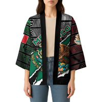 Personalized Mexico Kimono Mexican Patriotic Eagle Emblem - Fierce National Pride - Wonder Print Shop