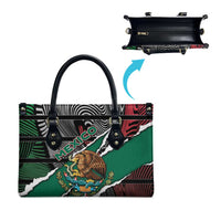 Mexico Leather Bag Mexican Patriotic Eagle Emblem - Fierce National Pride - Wonder Print Shop