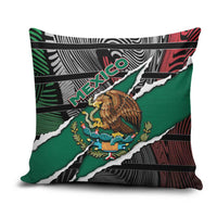 Mexico Pillow Cover Mexican Patriotic Eagle Emblem - Fierce National Pride - Wonder Print Shop