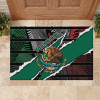 Mexico Rubber Doormat Mexican Patriotic Eagle Emblem - Fierce National Pride - Wonder Print Shop