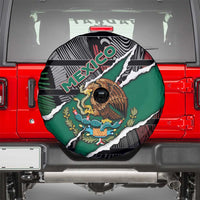 Mexico Spare Tire Cover Mexican Patriotic Eagle Emblem - Fierce National Pride - Wonder Print Shop