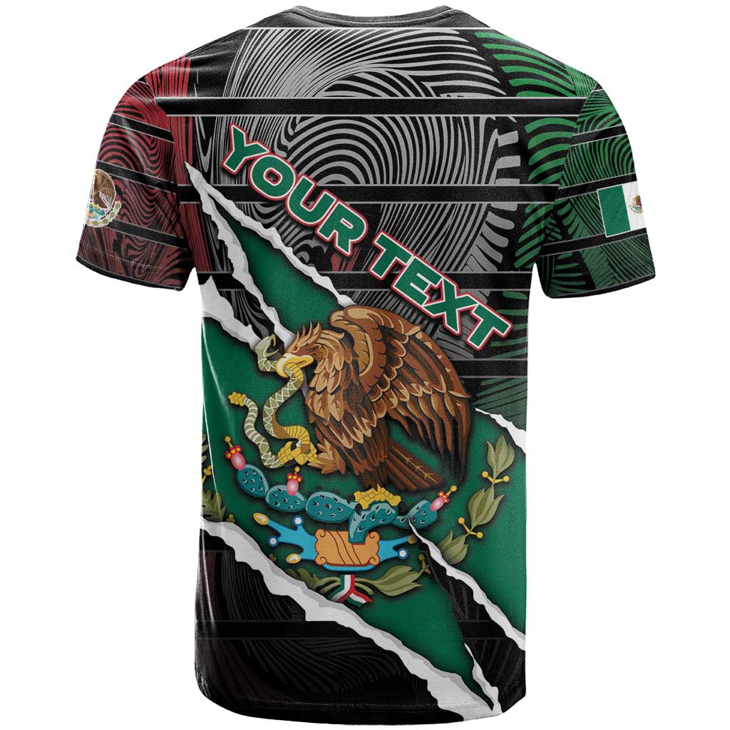 Personalized Mexico T Shirt Mexican Patriotic Eagle Emblem - Fierce National Pride - Wonder Print Shop