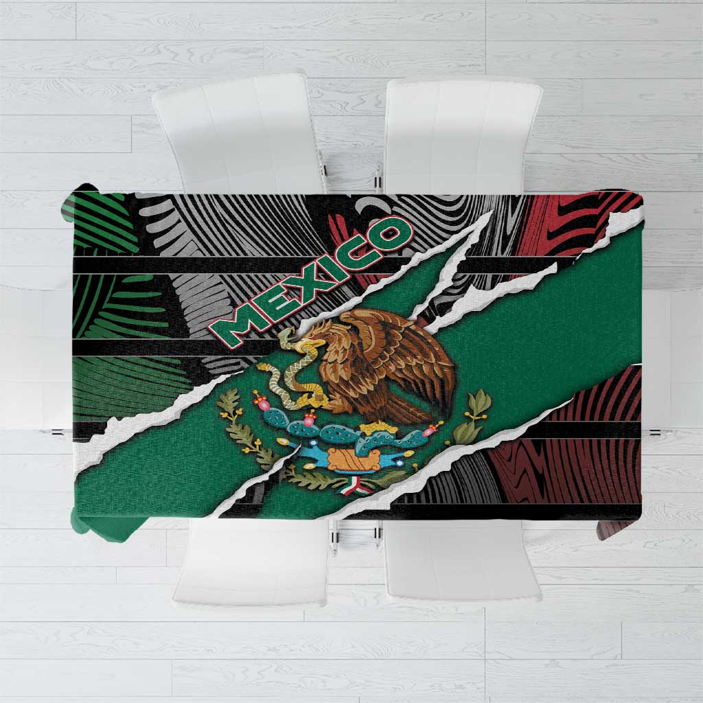 Mexico Tablecloth Mexican Patriotic Eagle Emblem - Fierce National Pride - Wonder Print Shop