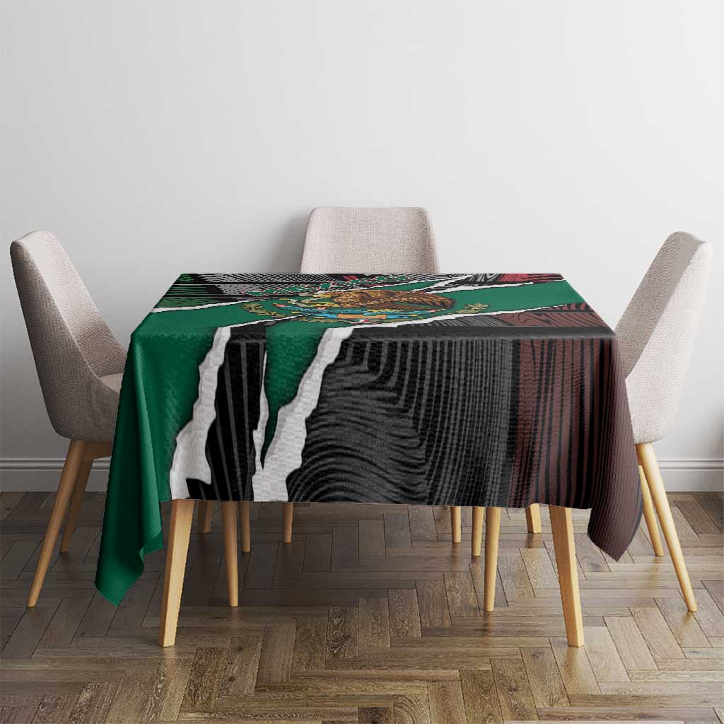 Mexico Tablecloth Mexican Patriotic Eagle Emblem - Fierce National Pride - Wonder Print Shop