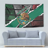 Mexico Tapestry Mexican Patriotic Eagle Emblem - Fierce National Pride - Wonder Print Shop