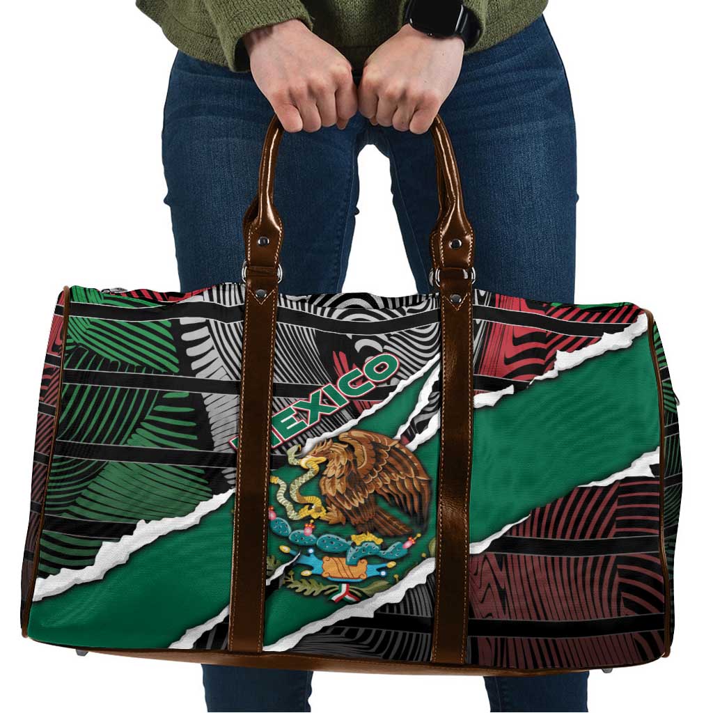 Mexico Travel Bag Mexican Patriotic Eagle Emblem - Fierce National Pride - Wonder Print Shop
