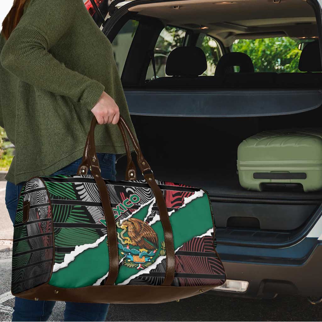 Mexico Travel Bag Mexican Patriotic Eagle Emblem - Fierce National Pride - Wonder Print Shop