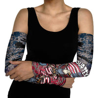 Patriotic Rebel American Arm Sleeves Grunge USA Eagle Flag - Wonder Print Shop
