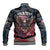 Personalized Patriotic Rebel American Baseball Jacket Grunge USA Eagle Flag - Wonder Print Shop