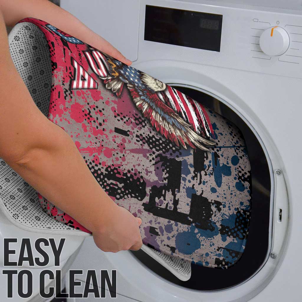 Patriotic Rebel American Bathroom Set Grunge USA Eagle Flag - Wonder Print Shop