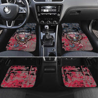 Patriotic Rebel American Car Mats Grunge USA Eagle Flag - Wonder Print Shop