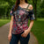 Personalized Patriotic Rebel American Cross Shoulder Shirt Grunge USA Eagle Flag - Wonder Print Shop