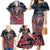 Personalized Patriotic Rebel American Family Matching Mermaid Dress and Hawaiian Shirt Grunge USA Eagle Flag - Wonder Print Shop
