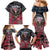 Personalized Patriotic Rebel American Family Matching Mermaid Dress and Hawaiian Shirt Grunge USA Eagle Flag - Wonder Print Shop