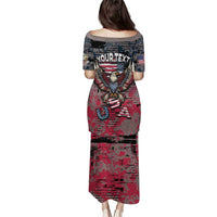 Personalized Patriotic Rebel American Puletasi Grunge USA Eagle Flag - Wonder Print Shop