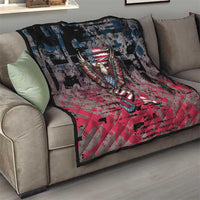 Patriotic Rebel American Quilt Grunge USA Eagle Flag - Wonder Print Shop