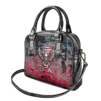 Patriotic Rebel American Shoulder Handbag Grunge USA Eagle Flag - Wonder Print Shop