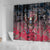 Patriotic Rebel American Shower Curtain Grunge USA Eagle Flag - Wonder Print Shop
