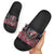 Patriotic Rebel American Slide Sandals Grunge USA Eagle Flag - Wonder Print Shop