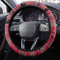 Patriotic Rebel American Steering Wheel Cover Grunge USA Eagle Flag - Wonder Print Shop