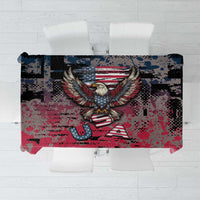 Patriotic Rebel American Tablecloth Grunge USA Eagle Flag - Wonder Print Shop