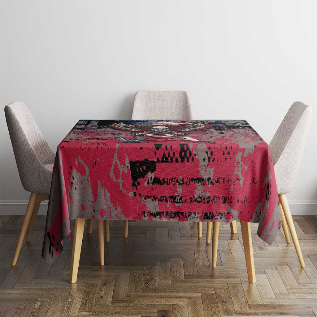 Patriotic Rebel American Tablecloth Grunge USA Eagle Flag - Wonder Print Shop
