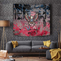Patriotic Rebel American Tapestry Grunge USA Eagle Flag - Wonder Print Shop