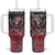 Personalized Patriotic Rebel American Tumbler With Handle Grunge USA Eagle Flag - Wonder Print Shop