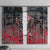 Patriotic Rebel American Window Curtain Grunge USA Eagle Flag - Wonder Print Shop