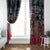 Patriotic Rebel American Window Curtain Grunge USA Eagle Flag - Wonder Print Shop