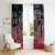 Patriotic Rebel American Window Curtain Grunge USA Eagle Flag - Wonder Print Shop