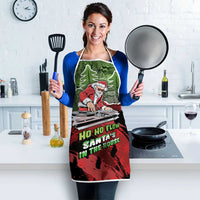 Hip Hop Christmas Apron DJ Santa Ho Ho Flow - Wonder Print Shop