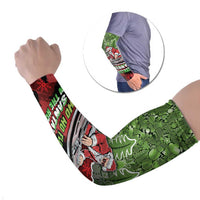Hip Hop Christmas Arm Sleeves DJ Santa Ho Ho Flow - Wonder Print Shop
