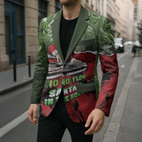 Hip Hop Christmas Blazer DJ Santa Ho Ho Flow - Wonder Print Shop