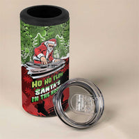Hip Hop Christmas 4 in 1 Can Cooler Tumbler DJ Santa Ho Ho Flow - Wonder Print Shop