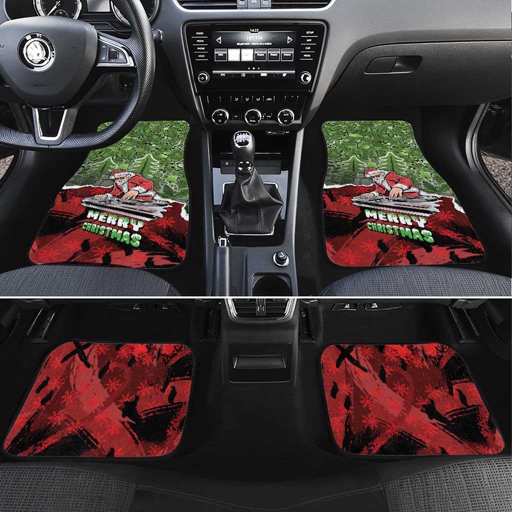 Hip Hop Christmas Car Mats DJ Santa Ho Ho Flow - Wonder Print Shop