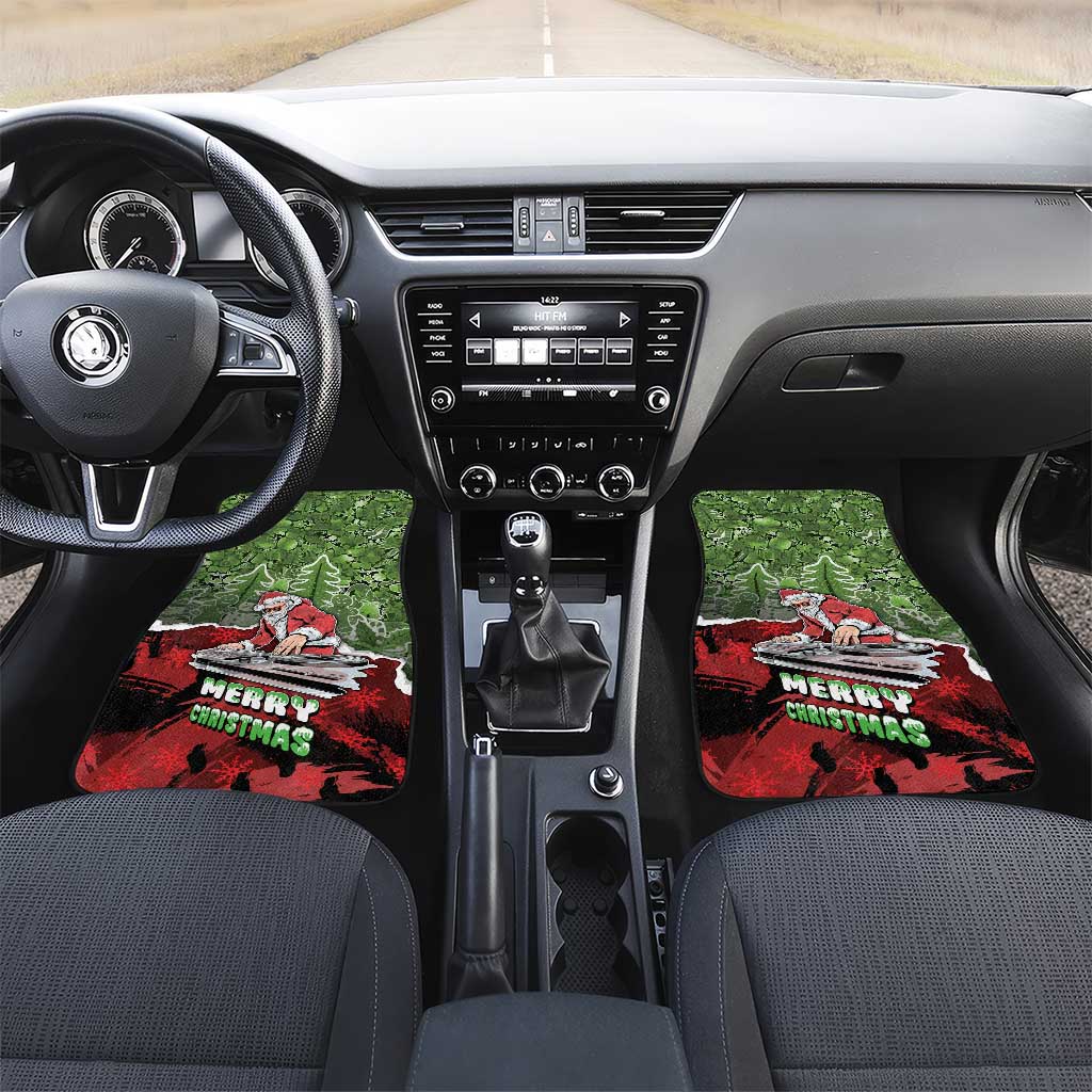 Hip Hop Christmas Car Mats DJ Santa Ho Ho Flow - Wonder Print Shop