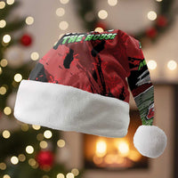 Hip Hop Christmas Santa Hat DJ Santa Ho Ho Flow - Wonder Print Shop
