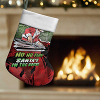 Hip Hop Christmas Stocking DJ Santa Ho Ho Flow - Wonder Print Shop