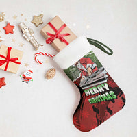 Hip Hop Christmas Stocking DJ Santa Ho Ho Flow - Wonder Print Shop