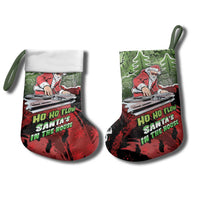 Hip Hop Christmas Stocking DJ Santa Ho Ho Flow - Wonder Print Shop